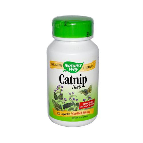 Natures Way Organic Catnip Herb - 100 Capsules