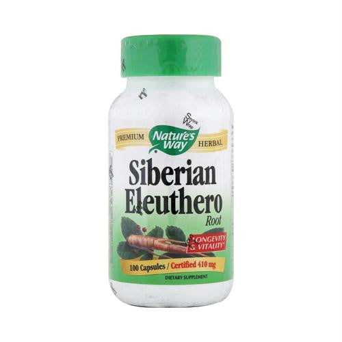 Natures Way Siberian Eleuthero Root - 100 Capsules