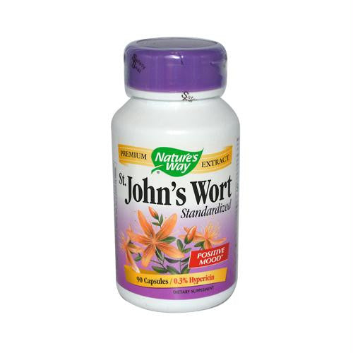 Natures Way St Johns Wort Standardized - 90 Capsules