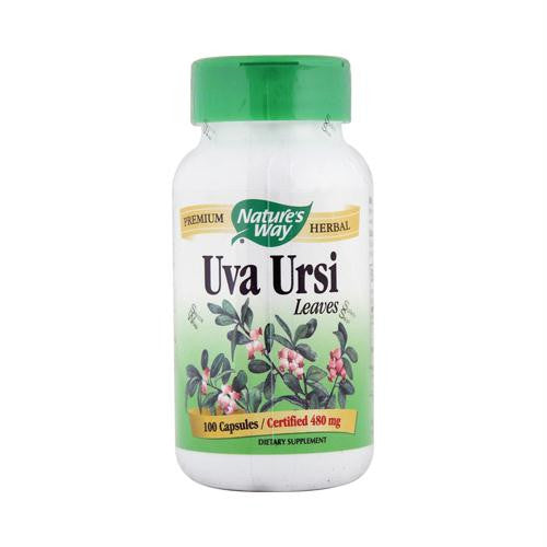 Natures Way Uva Ursi Leaves - 480 mg - 100 Capsules