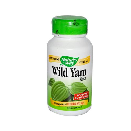 Natures Way Wild Yam Root - 425 mg - 100 Capsules