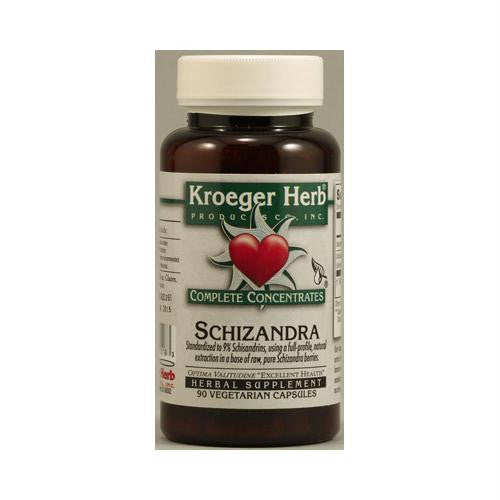 Kroeger Herb Schizandra - 90 Vegetarian Capsules