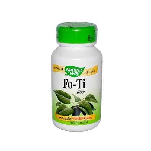 Natures Way Fo-Ti Root - 100 Capsules