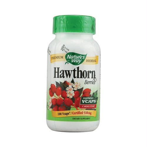 Natures Way Hawthorn Berries - 510 mg - 100 Vcaps