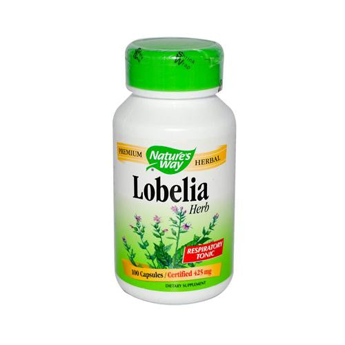 Natures Way Lobelia Herb - 425 mg - 100 Caps