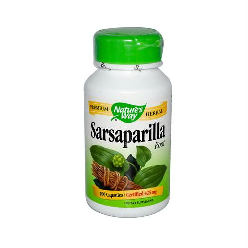 Natures Way Sarsaparilla Root - 100 Capsules