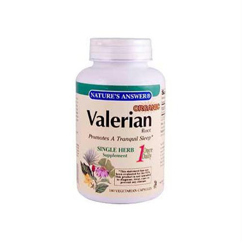 Natures Answer Valerian Root - 180 Vegetarian Capsules