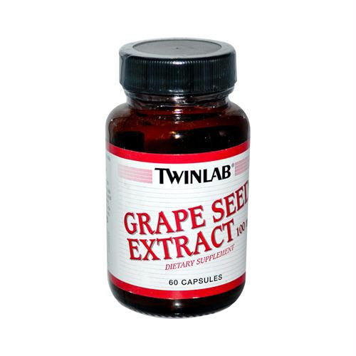 Twinlab Grape Seed Extract - 100 mg - 60 Capsules