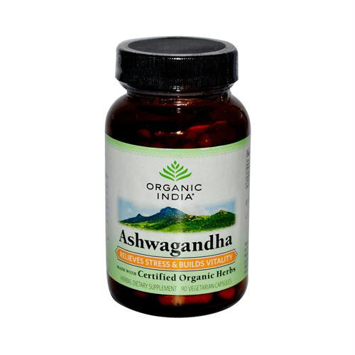 Organic India Ashwagandha - 90 Vegetarian Capsules