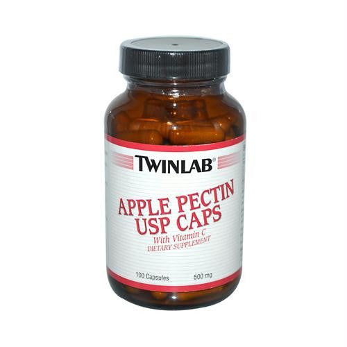 Twinlab Apple Pectin USP Caps - 500 mg - 100 Capsules