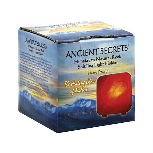 Ancient Secrets Himalayan Salt Tea Light Heart - Pack