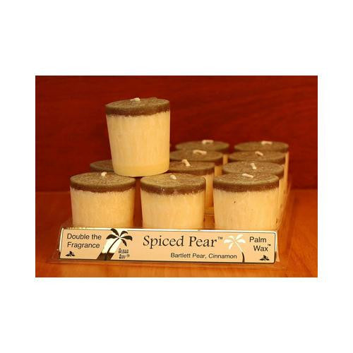 Aloha Bay Votive Candle - Spiced Pear - Case of 12 - 2 oz