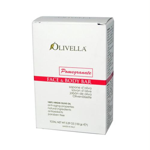 Olivella Face and Body Bar Soap Pomegranate - 5.29 oz