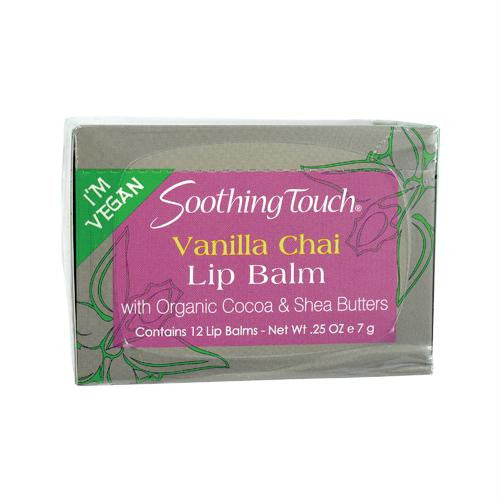 Soothing Touch Lip Balm - Vegan Vanilla Chai - Case of 12 - .25 oz