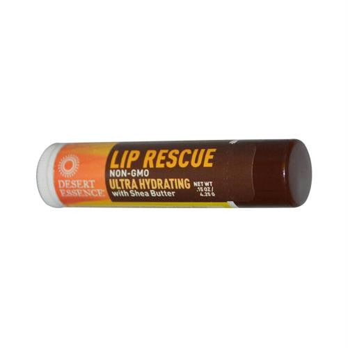 Desert Essence Lip Rescue with Shea Butter - 0.15 oz - Case of 24