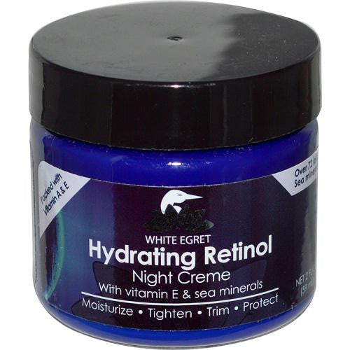 White Egret Night Creme - Hydrating Retinol - 2 oz