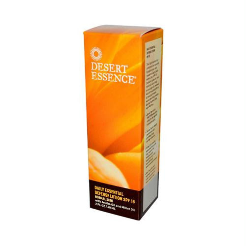 Desert Essence Daily Essential Defense Lotion SPF 15 - 2 fl oz