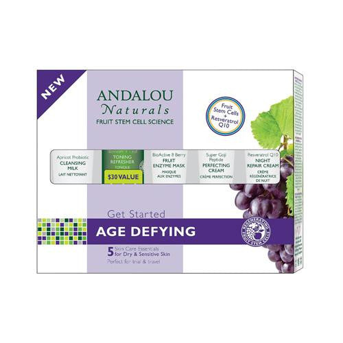 Andalou Naturals Get Started Age Defying - 5 Piece Kit