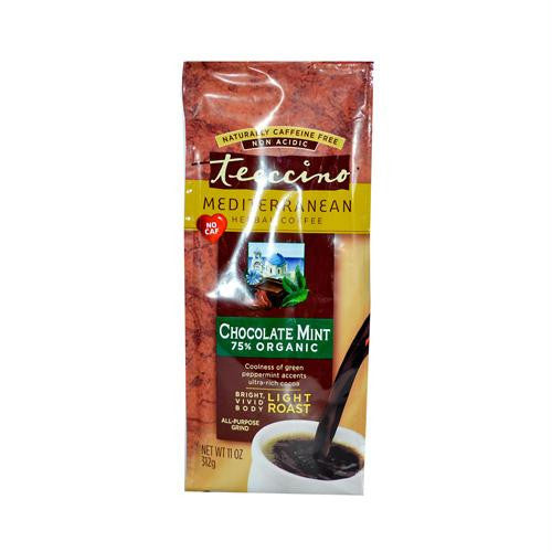 Teeccino Mediterranean Herbal Coffee Chocolate Mint - 11 oz - Case of 6