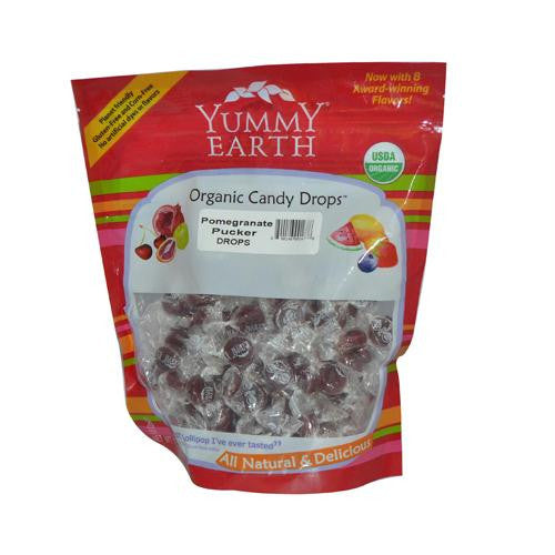 Yummy Earth Organic Pomegranate Pucker Drops - 13 oz