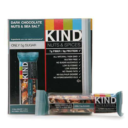 Kind Fruit and Nut Bars - Dark Chocolate Nuts and Sea Salt - 1.4 oz - Case of 12