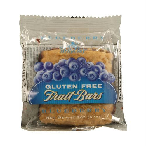 Betty Lous Gluten Free Fruit Bars Blueberry - 2 oz - Case of 12