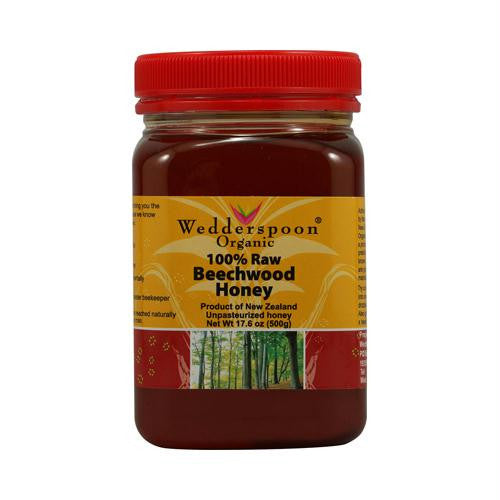 Wedderspoon Organic Raw Beechwood Honey - 17.6 oz