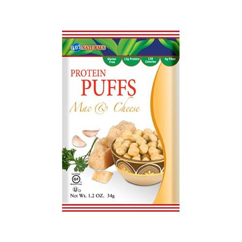 Kays Naturals Protein Puffs - Mac and Cheese - Case of 6 - 1.2 oz