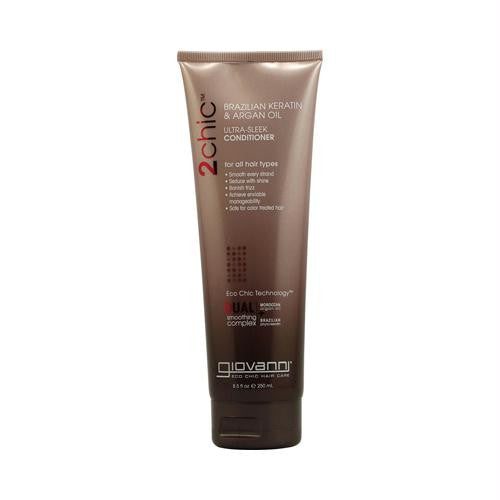 Giovanni 2chic Ultra-Sleek Conditioner with Brazilian Keratin and Argan Oil - 8.5 fl oz