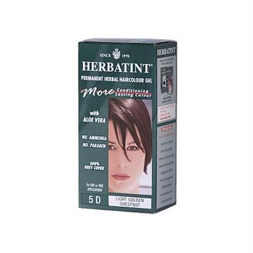 Herbatint Permanent Herbal Haircolour Gel 5D Light Golden Chestnut - 135 ml