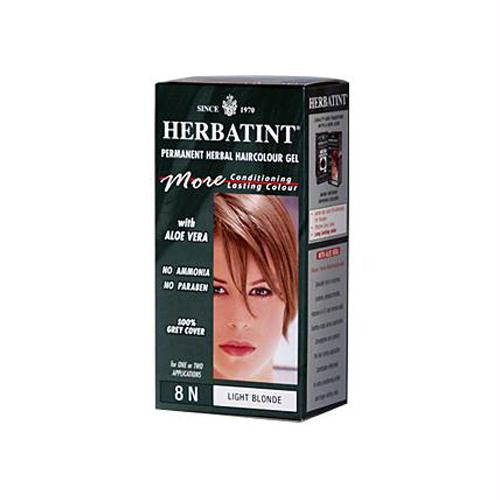 Herbatint Permanent Herbal Haircolour Gel 8N Light Blonde - 135 ml