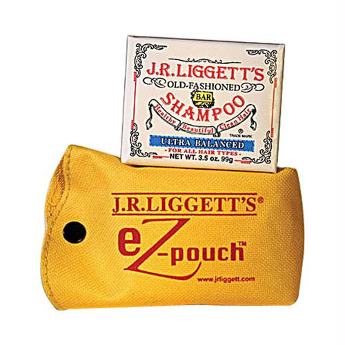 J.R.Liggetts EZ-Pouch Ultra Balanced Bar Shampoo with EZ Carry Case - 1 Bar