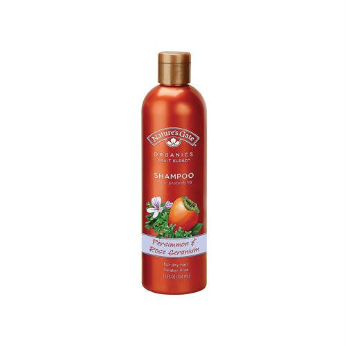 Natures Gate Shampoo - Persimmons and Rose Geranium - 12 oz