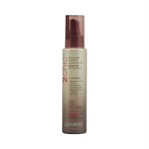 Giovanni 2chic Blow Out Styling Mist with Brazilian Keratin and Argan Oil - 4 fl oz