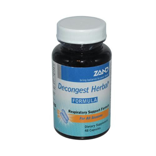 Zand Decongest Herbal Formula - 48 Capsules