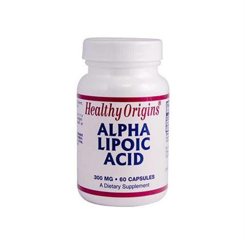 Healthy Origins Alpha Lipoic Acid - 300 mg - 60 Capsules