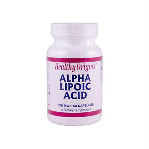 Healthy Origins Alpha Lipoic Acid - 600 mg - 60 Capsules