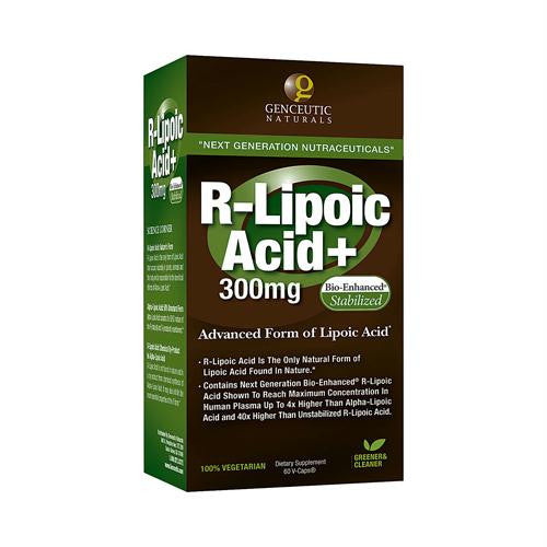 Genceutic Naturals R-Lipoic Acid Plus - 300 mg - 60 Vcaps