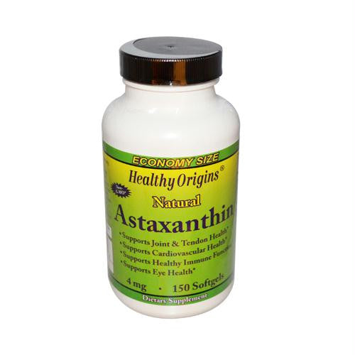 Healthy Origins Astaxanthin - 4 mg - 150 Softgels