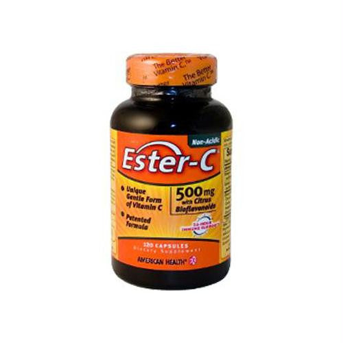 American Health Ester-C with Citrus Bioflavonoids - 500 mg - 120 Capsules