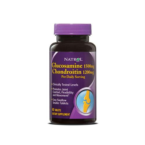 Natrol Glucosamine 1500 mg Chondroitin 1200 mg - 60 Tablets