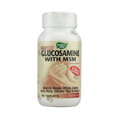 Natures Way FlexMax Glucosamine with MSM - 80 Tablets