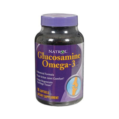 Natrol Omega-3 Glucosamine Advanced Joint Care - 90 Softgels