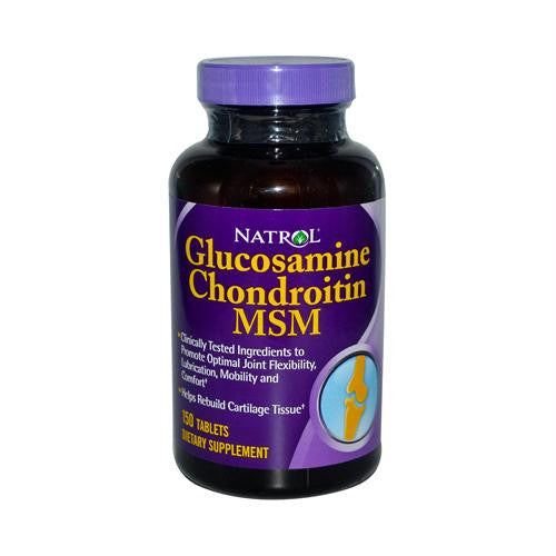 Natrol Glucosamine Chondroitin and MSM - 150 Tablets