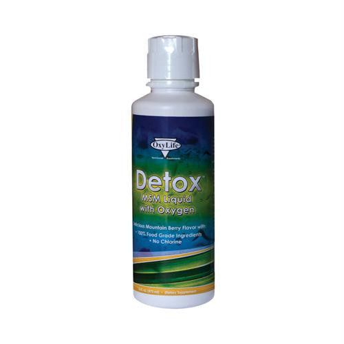 Oxylife Detox MSM Liquid with Oxygen - 16 fl oz