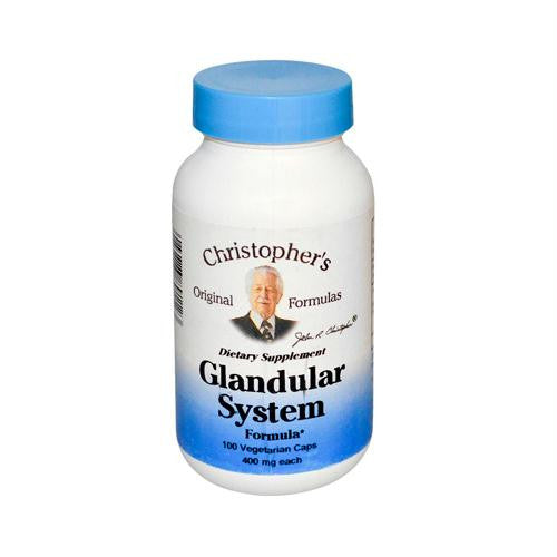 Christophers Glandular System - 440 mg - 100 Vegetarian Capsules