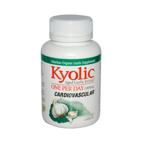 Kyolic Aged Garlic Extract One Per Day Cardiovascular - 1000 mg - 60 Caplets