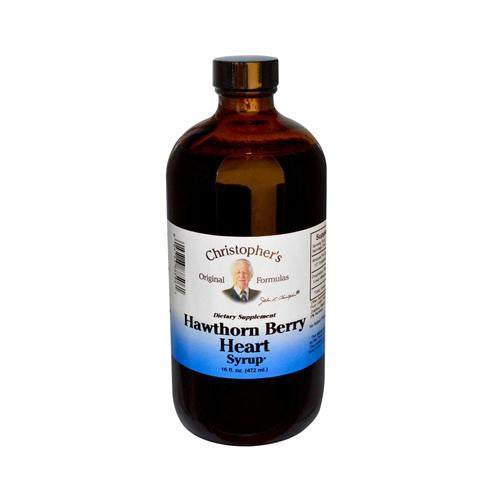 Christophers Hawthorn Berry Heart Syrup - 16 fl oz