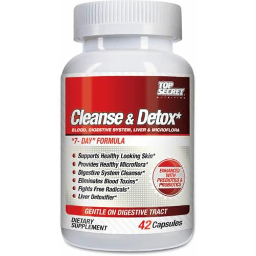 Top Secret Nutrition 4-Way Cleanse and Detox - 42 Capsules