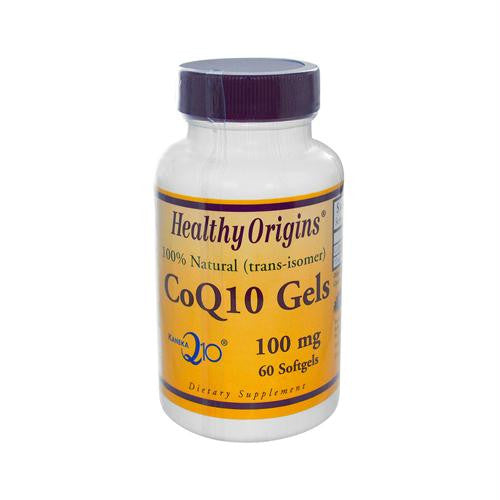 Healthy Origins CoQ10 Gels - 100 mg - 60 Softgels